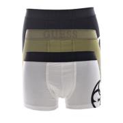 3-pack Stretch Boxers met Logo Band Guess , Multicolor , Heren