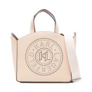 Tote Perforated Karl Lagerfeld , Beige , Dames