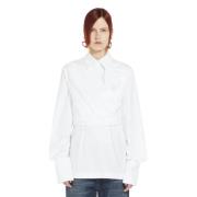 Elegante Blouse voor de Stijl van Vandaag Max Mara , White , Dames