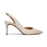 Elegante Decollete Hoge Hakken Schoenen Michael Kors , Beige , Dames