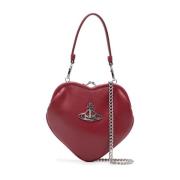 Rode Portemonnee met Hartmotief en Ketting Vivienne Westwood , Red , D...