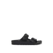 EVA Smalle Pasvorm Slide Sandalen Birkenstock , Black , Dames