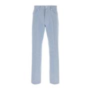 Lichtblauwe Oxfordbroek Salvatore Ferragamo , Blue , Heren