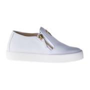 Witte Logoball Sneakers Giuseppe Zanotti , White , Dames