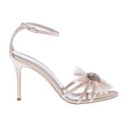 Roze & Paarse Gardenia Bloem Schoenen Giuseppe Zanotti , Pink , Dames