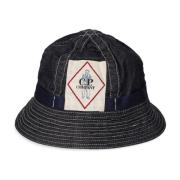 Stijlvolle Bucket Hat met Metalen Studs C.p. Company , Blue , Heren