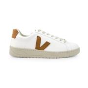 Witte Sneakers met V-Detail Veja , White , Heren