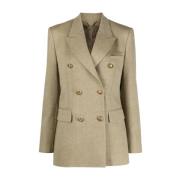 Reis Blazer Jassen Golden Goose , Beige , Dames