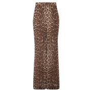 Illustration Flare Pant in Chocolate Leopard Zimmermann , Brown , Dame...