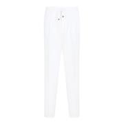 Vintage Tapered Pants Brunello Cucinelli , White , Heren