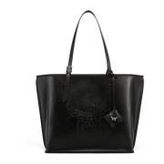 Hemel Shopper gemaakt van Mirum® MCM , Black , Dames