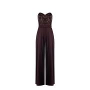 Elegante Jumpsuit Wintercollectie Rinascimento , Brown , Dames