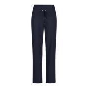 Candice Straight Jersey Broek Raffaello Rossi , Blue , Heren