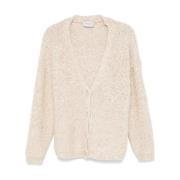 Off White Acacia Cardigan Ermanno Scervino , Beige , Dames