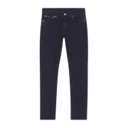 Slim Taper Jeans - Donker Denim Calvin Klein , Blue , Heren