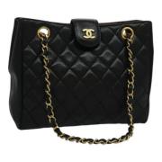 Pre-owned Fabric chanel-bags Chanel Vintage , Black , Dames