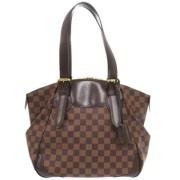 Pre-owned Canvas louis-vuitton-bags Louis Vuitton Vintage , Brown , Da...