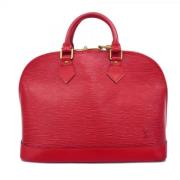 Pre-owned Fabric handbags Louis Vuitton Vintage , Red , Dames