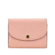 Pre-owned Leather wallets Louis Vuitton Vintage , Pink , Dames