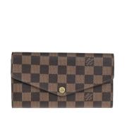 Pre-owned Canvas wallets Louis Vuitton Vintage , Brown , Dames