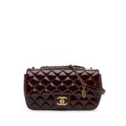 Pre-owned Leather shoulder-bags Chanel Vintage , Red , Dames