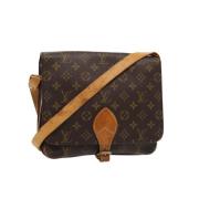 Pre-owned Canvas louis-vuitton-bags Louis Vuitton Vintage , Brown , Da...