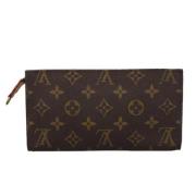 Pre-owned Canvas pouches Louis Vuitton Vintage , Brown , Dames