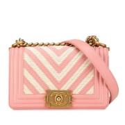 Pre-owned Canvas shoulder-bags Chanel Vintage , Pink , Dames