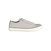 Grijze Polyester Sneaker met Contrastdetails Carrera , Gray , Heren