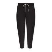 Sweatpants met logo Emporio Armani , Black , Heren