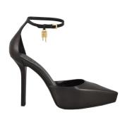 Leren pumps met zool Givenchy , Black , Dames