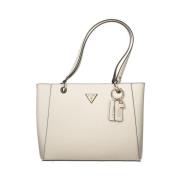 Beige Handtas van Polyethyleen Materiaal Guess , Beige , Dames