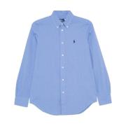 Geborduurde Pony Button-Down Overhemden Polo Ralph Lauren , Blue , Dam...