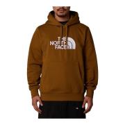 Geborduurde logo hoodie - Bruin The North Face , Brown , Heren