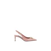 Elegante Slingback Pumps met Stiletto Hak Dolce & Gabbana , Pink , Dam...