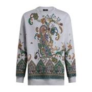 Grijze Sweater Collectie Etro , Gray , Dames