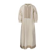 Oester Grijs Lydea Jurk By Herenne Birger , Beige , Dames