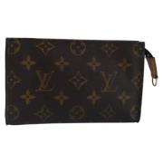 Pre-owned Canvas pouches Louis Vuitton Vintage , Brown , Dames