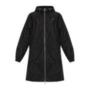 Parka met capuchon Burberry , Black , Dames