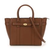 Zipped Bayswater Kleine Handtas Mulberry , Brown , Dames