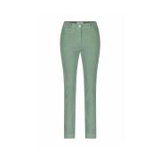 Slim-Fit Fluwelen Broek 5-Pocket Stijl Mason's , Green , Dames