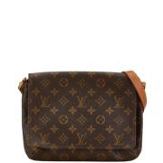 Pre-owned Canvas louis-vuitton-bags Louis Vuitton Vintage , Brown , Da...