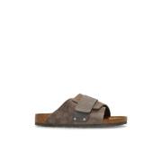 Kyoto Slides Birkenstock , Gray , Heren