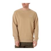 Badge Logo Crew Sweatshirt Scotch & Soda , Beige , Heren