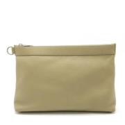 Pre-owned Fabric clutches Bottega Veneta Vintage , Beige , Dames