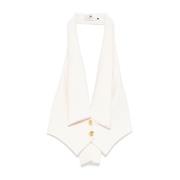 Lichtgewicht Witte Damesvest Lente Zomer Elisabetta Franchi , White , ...