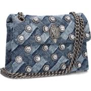 Kristal Mini Kensington Schoudertas Kurt Geiger , Blue , Dames