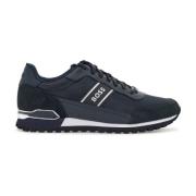 Sneakers in urban stijl in donkerblauw Boss , Blue , Heren