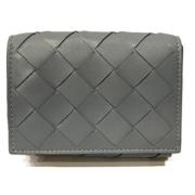 Pre-owned Leather wallets Bottega Veneta Vintage , Gray , Dames