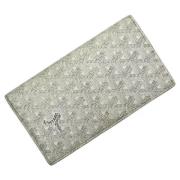 Pre-owned Leather wallets Goyard Vintage , White , Dames